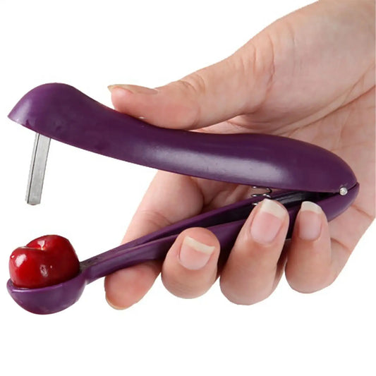 Cherry Pitter Tool – Fast Pit Remover, Dishwasher Safe | 12cm Cherry Pitter Tool Peaceful Pleasures Health and Wellness