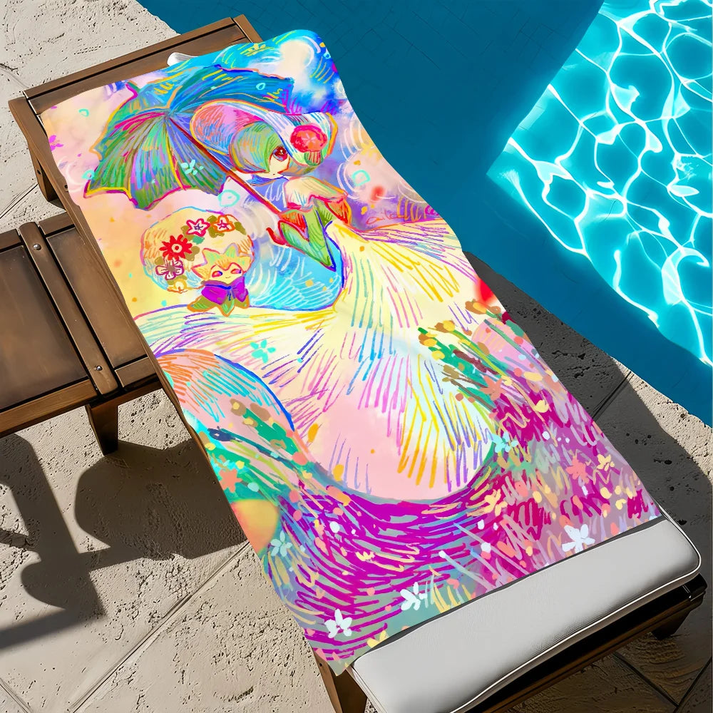 Quick-Dry Beach Towel | Soft & Absorbent – Travel, Gym, Camping Quick-Dry Beach Towel Peaceful Pleasures Health and Wellness