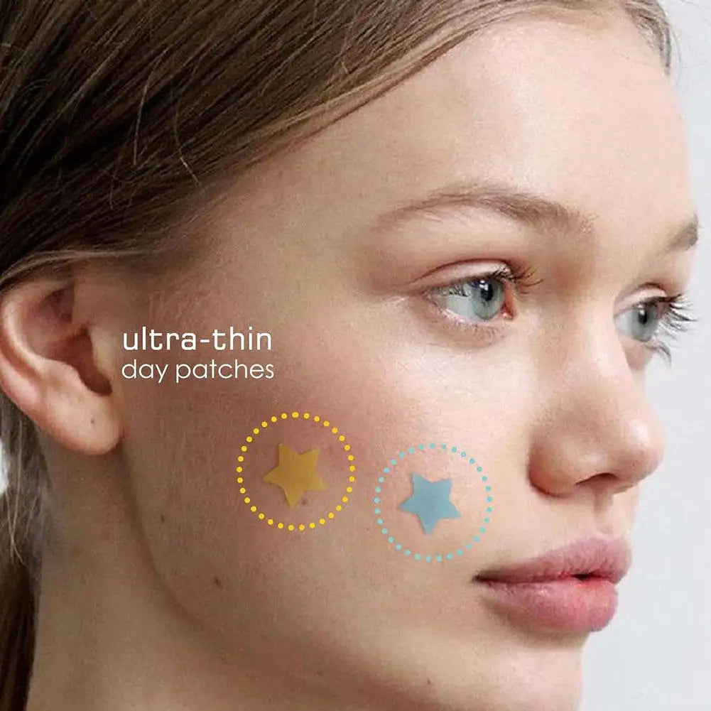 eelhoe Colorful Hydrocolloid Acne Pimple Patches – Cute Star & Heart Shaped Blemish Cover Stickers | 168–252 Pcs Peaceful Pleasures Health and Wellness