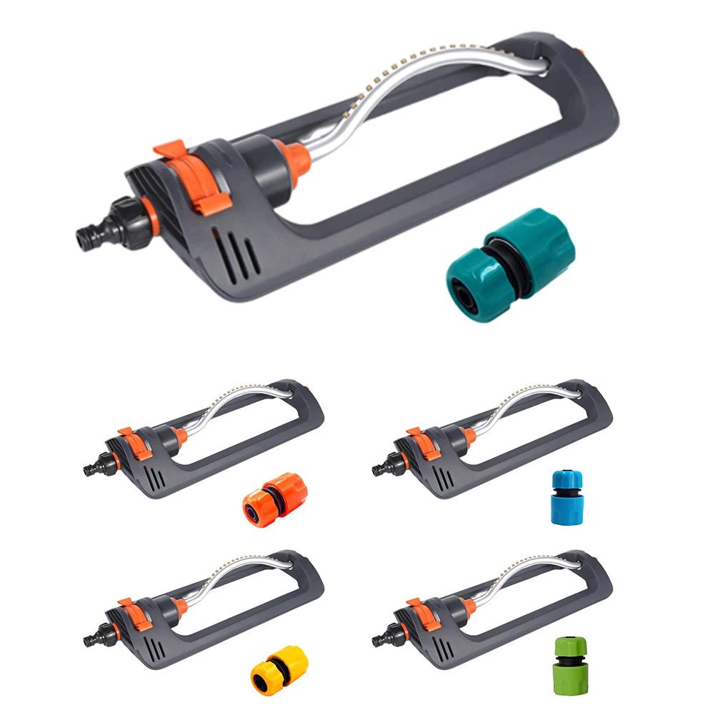 Oscillating Garden Sprinkler – 4 Modes, 19 Nozzles Peaceful Pleasures Health and Wellness