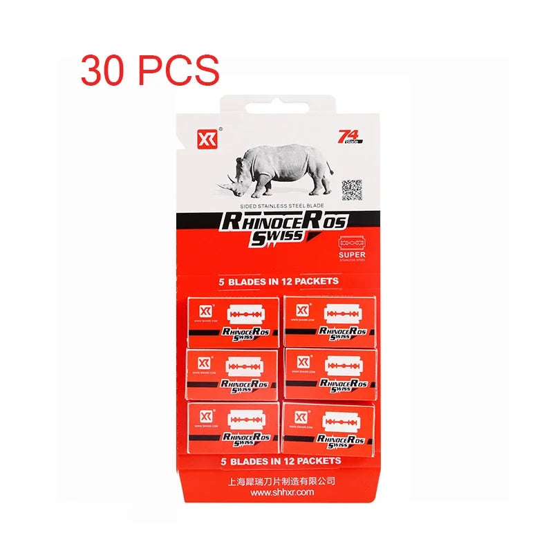 Double Edge Razor Blades Stainless Steel 30/60 Pack