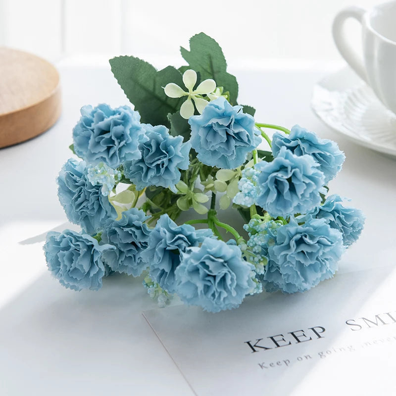 Artificial Silk Carnations 5/10pcs – Wedding & Home Decor