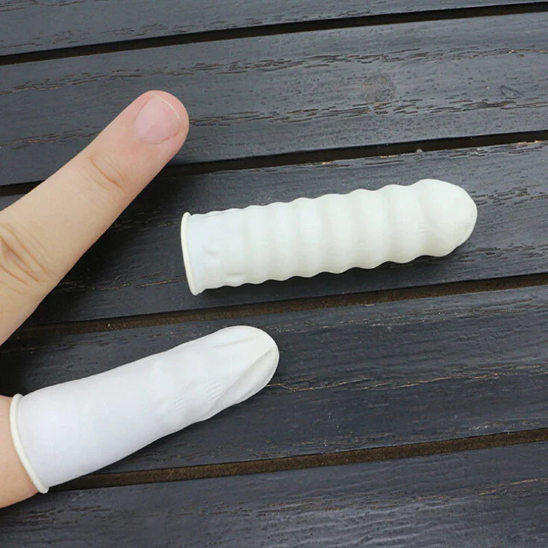 Latex Finger Cots – Non-Slip Anti-Static Fingertip Protectors