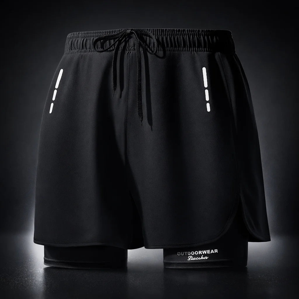 Men's Swim Trunks Quick Dry Athletic Shorts with Compression Liner for Beach Pool Running Gym Peaceful Pleasures Health and Wellness