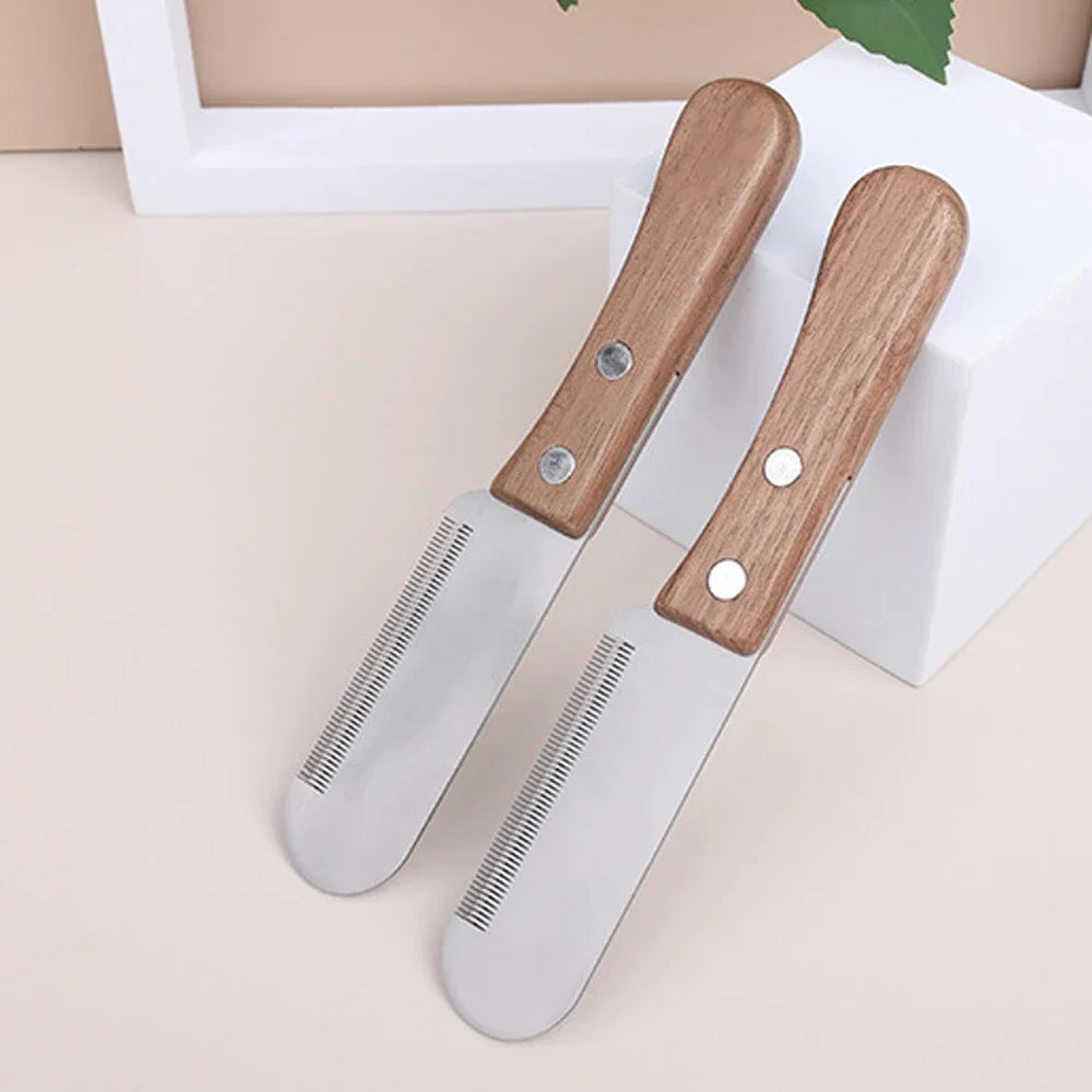 Professional Pet Stripping Knife | Dog & Cat Grooming Tool