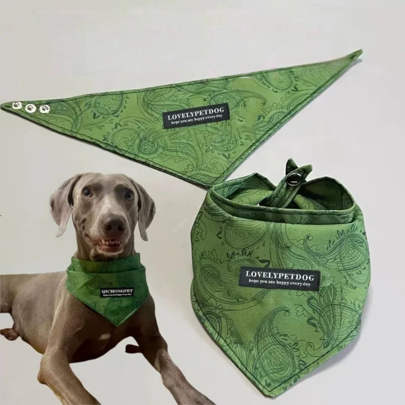 Adjustable Dog & Cat Triangle Bandana Scarf – 1/3/5 Pack