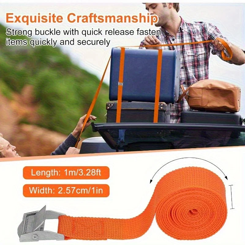 Heavy-Duty Snap Buckle Binding Straps | Anti-Corrosion Alloy