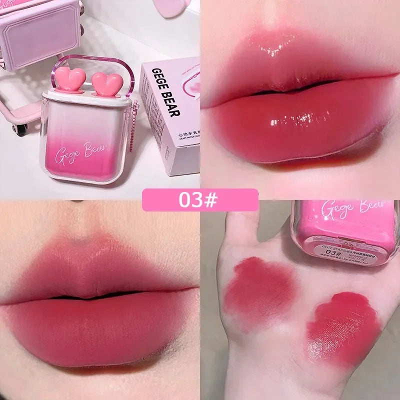 Rose Pink Matte Velvet & Mirror Lip Gloss Kit | Long-Lasting