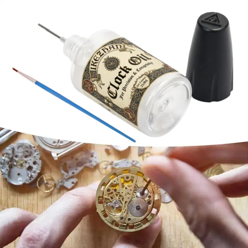 25ml Watch & Clock Lubricant Oil with Brush | SIKEZHAN