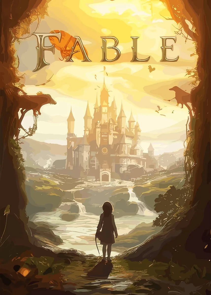 Fable ARPG Game Series Canvas Wall Art Poster | Unframed Print