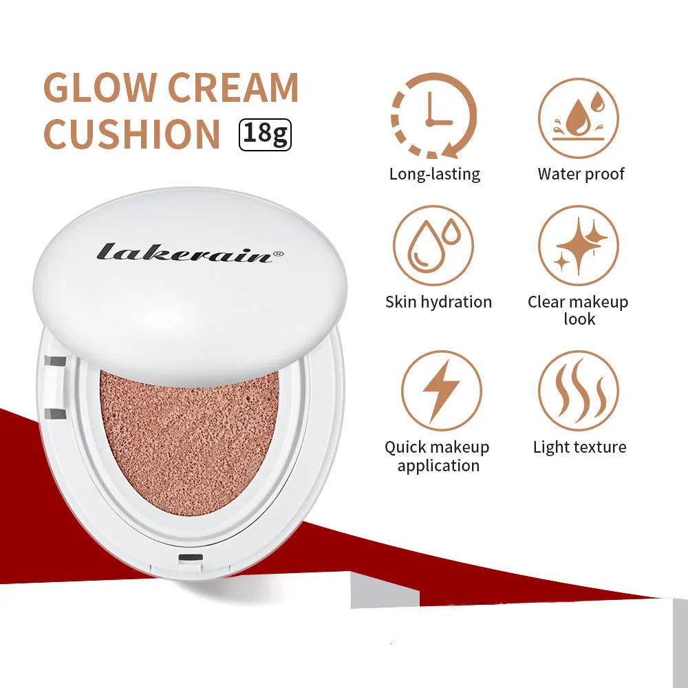 Korean Cushion Foundation CC Cream | Waterproof Full Coverage SPF Cushion Foundation Peaceful Pleasures Health and Wellness
