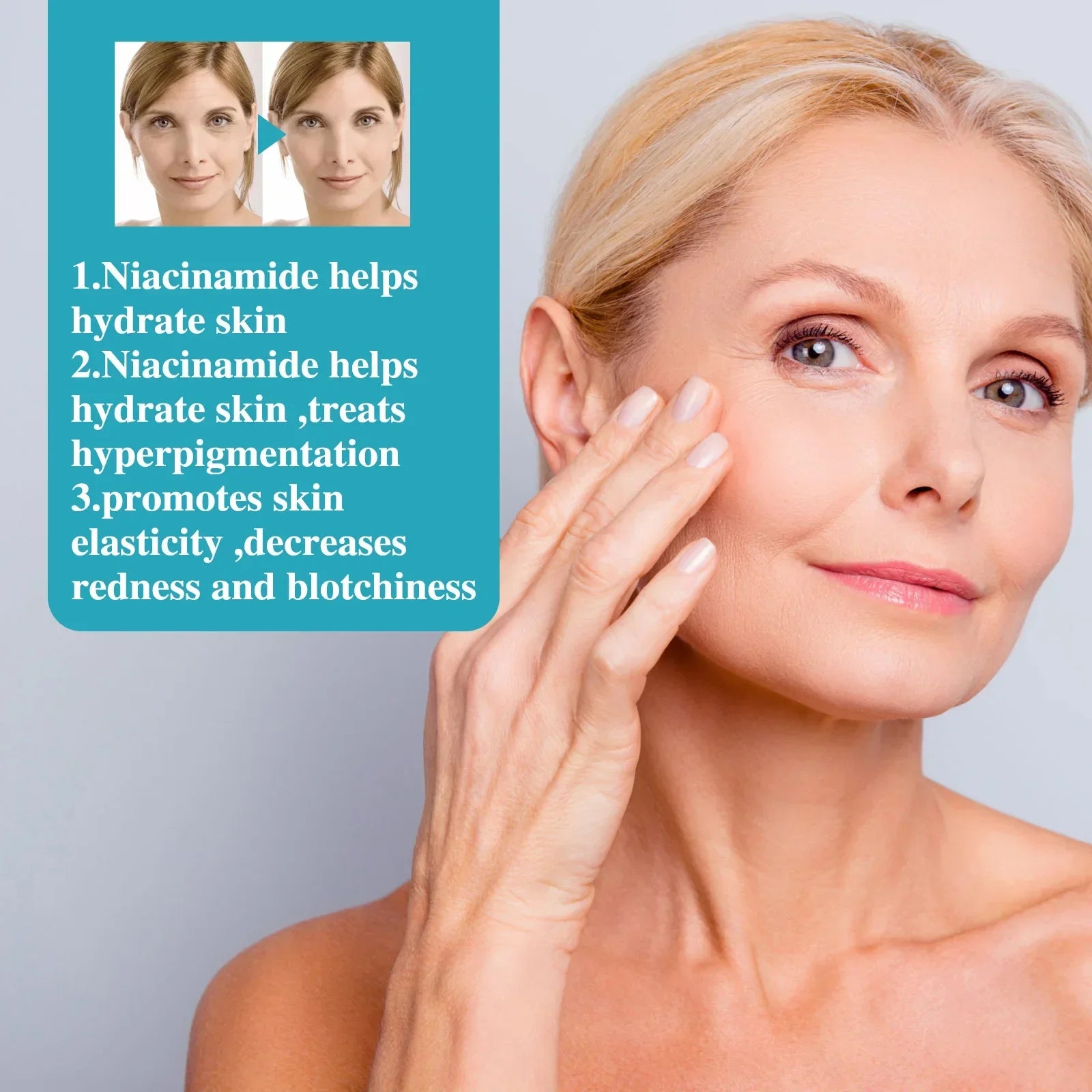 Nicotinamide Pore Narrowing Serum – Lifting & Hydrating 30ml Peaceful Pleasures Health and Wellness