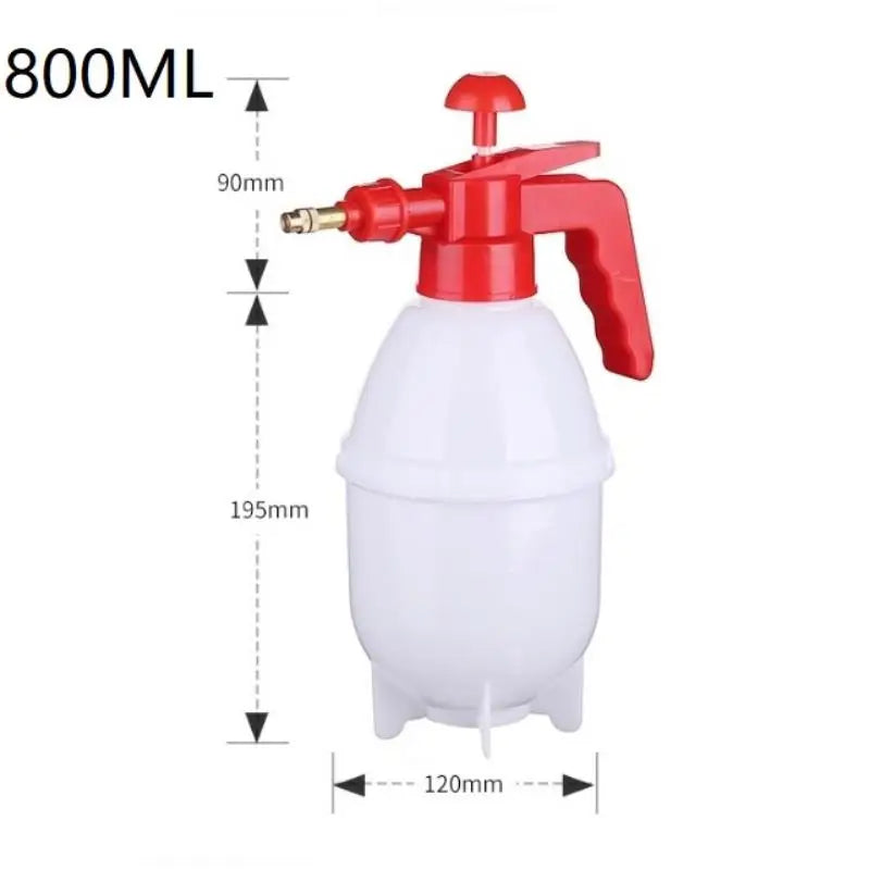 Hand Pressure Water Sprayer Trigger Air Pump Garden Disinfection Sprayers Spray Bottle Home Car Cleaning Sprayer Watering Can Peaceful Pleasures Health and Wellness White S