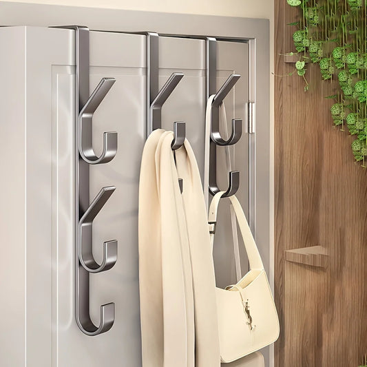 Easy Installation Door Hook-Strong Metal Coat Rack, Suitable for Clothes, Hats and Bags-Space Saving Design, Suitable for Bedroo Peaceful Pleasures Health and Wellness