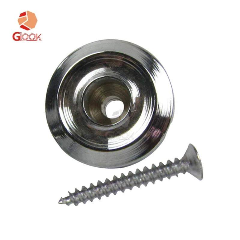 Electric Bass Round Head Clasp Silver Instrument Accessories