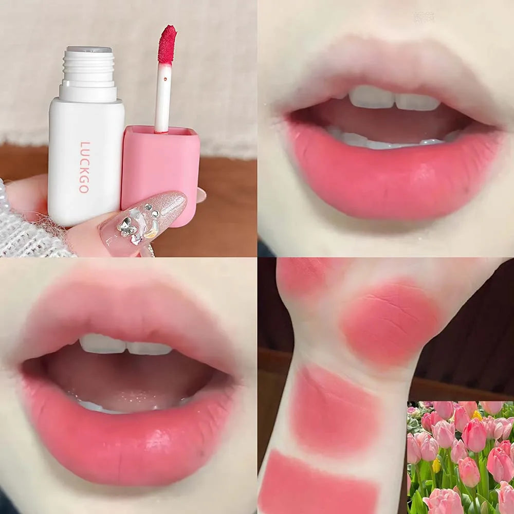 9-Color Matte Velvet Lip Tint | Korean Moisturizing Lip Glaze
