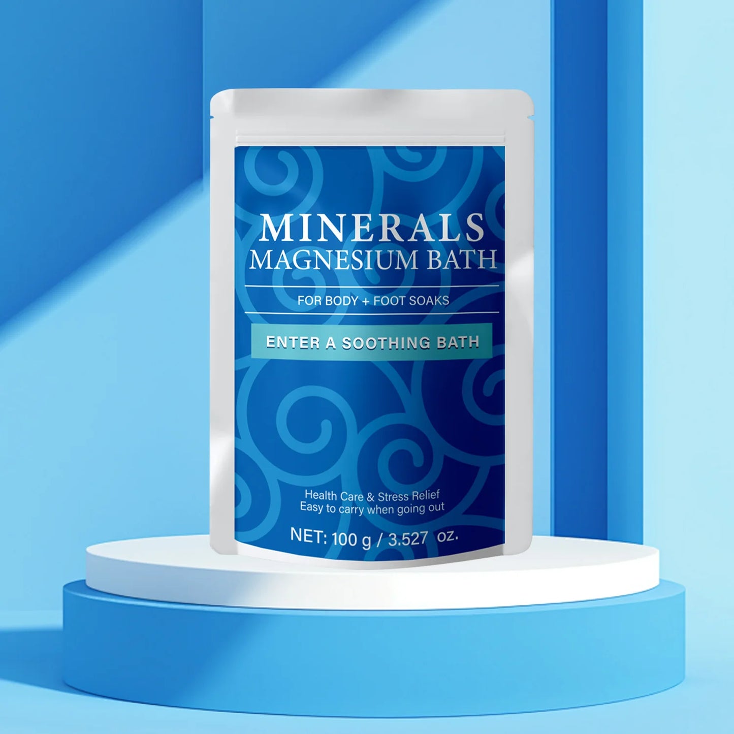 Magnesium Bath Flakes – Organic Mineral Soak for Relaxation