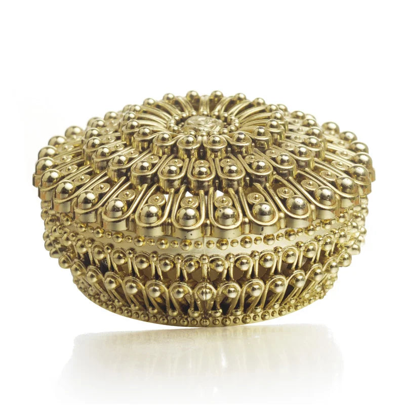 Golden Pumpkin Carriage Candy Box – Party Favor & Gift