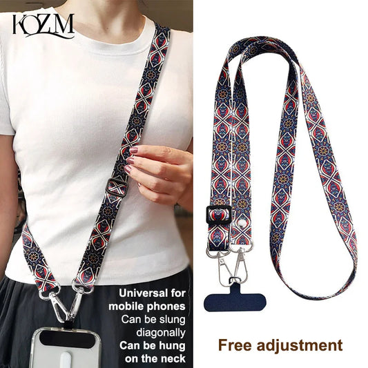 Adjustable Phone Lanyard Crossbody Neck Strap | Universal Fit Phone Neck Lanyard Oasis Select