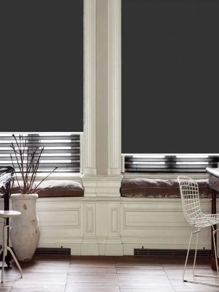 Motorized Roller Blinds for Living Room, Full Shade Screen, UV Protection, Privacy, Wi-Fi, Tuya, Electric Control, for USA. Peaceful Pleasures Health and Wellness