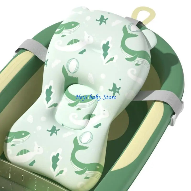Infant Bath Mat – Ergonomic Baby Bathing Cushion Pad (7–24M)