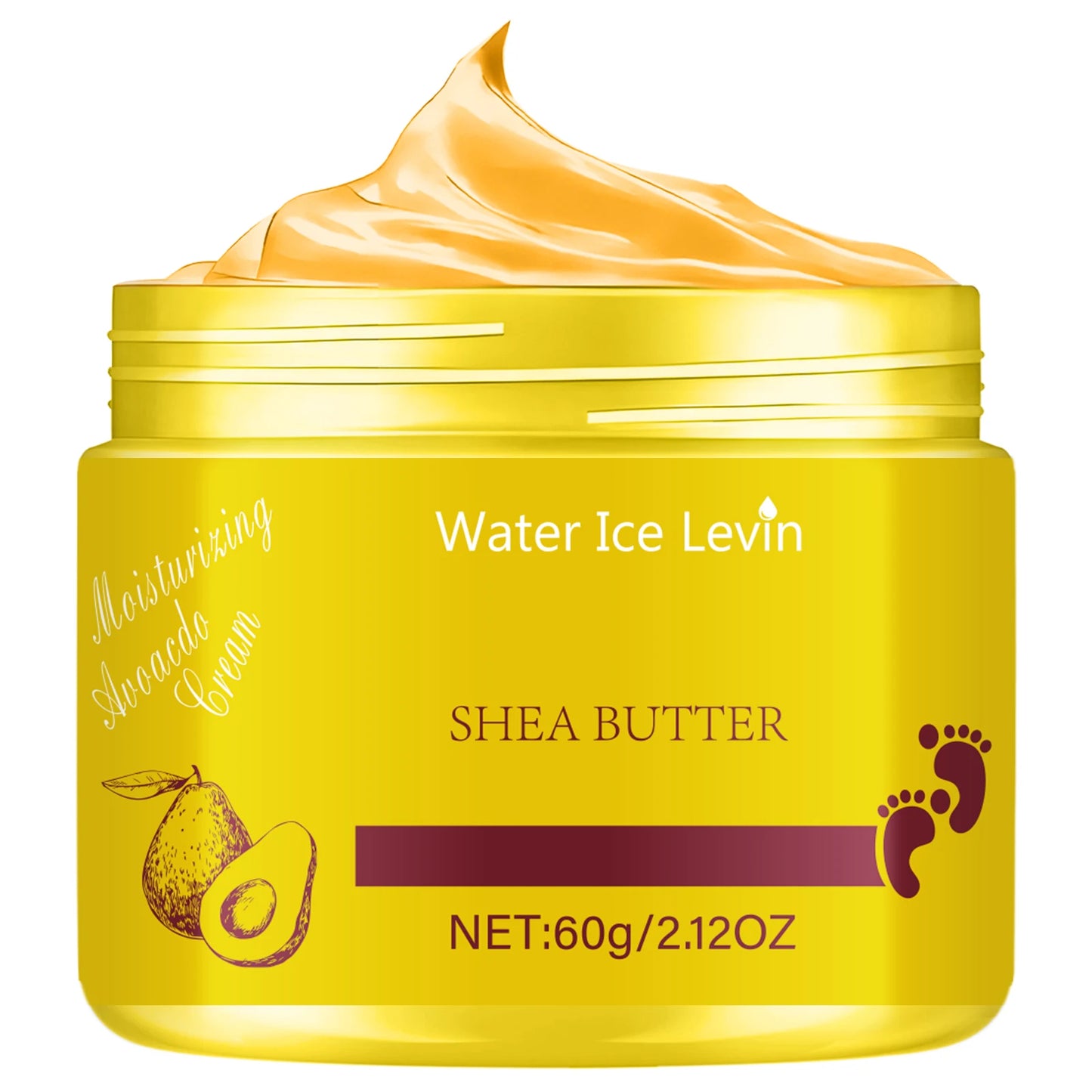 Pure Shea Butter Foot Cream 60g | Deep Moisture & Nourishment