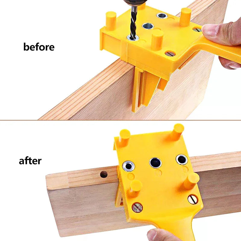 Pocket Hole Drill Guide | Straight Hole Locator for Woodworking Pocket Hole Jig Peaceful Pleasures Health and Wellness