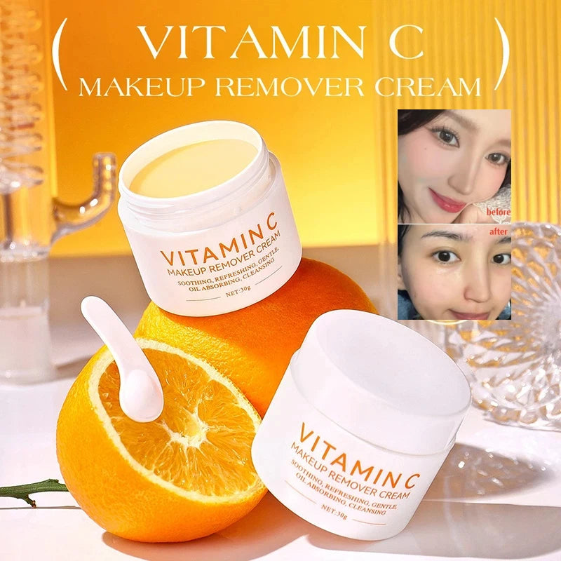 Vitamin C Cleansing Balm Easily & Effectively Remove Makeup Deeply Cleanses Nourishes Skin Refreshed & Non-greasy Cleansing Balm Peaceful Pleasures Health and Wellness
