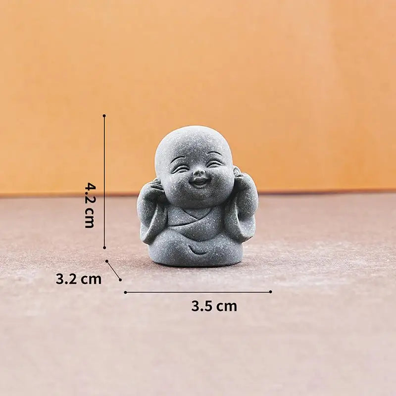 Zen Monk Statues | Resin Figurines for Meditation & Home Decor