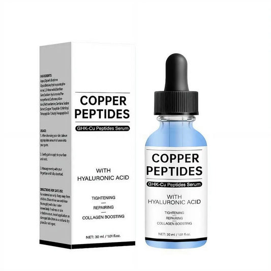 GHK-Cu Copper Peptides Serum with Hyaluronic Acid 30ml Copper Peptide Serum Oasis Select 1pcs