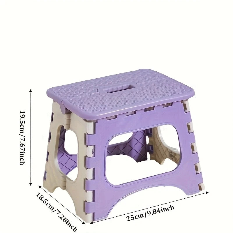 Adult Folding Step Stool – Anti-Slip Portable Foldable Stool