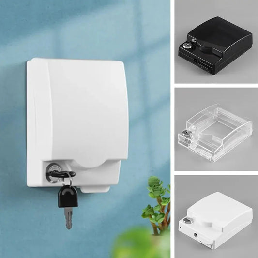 Lockable Waterproof Socket Cover Box | Outdoor & Bathroom Socket Protective Cover Oasis Select