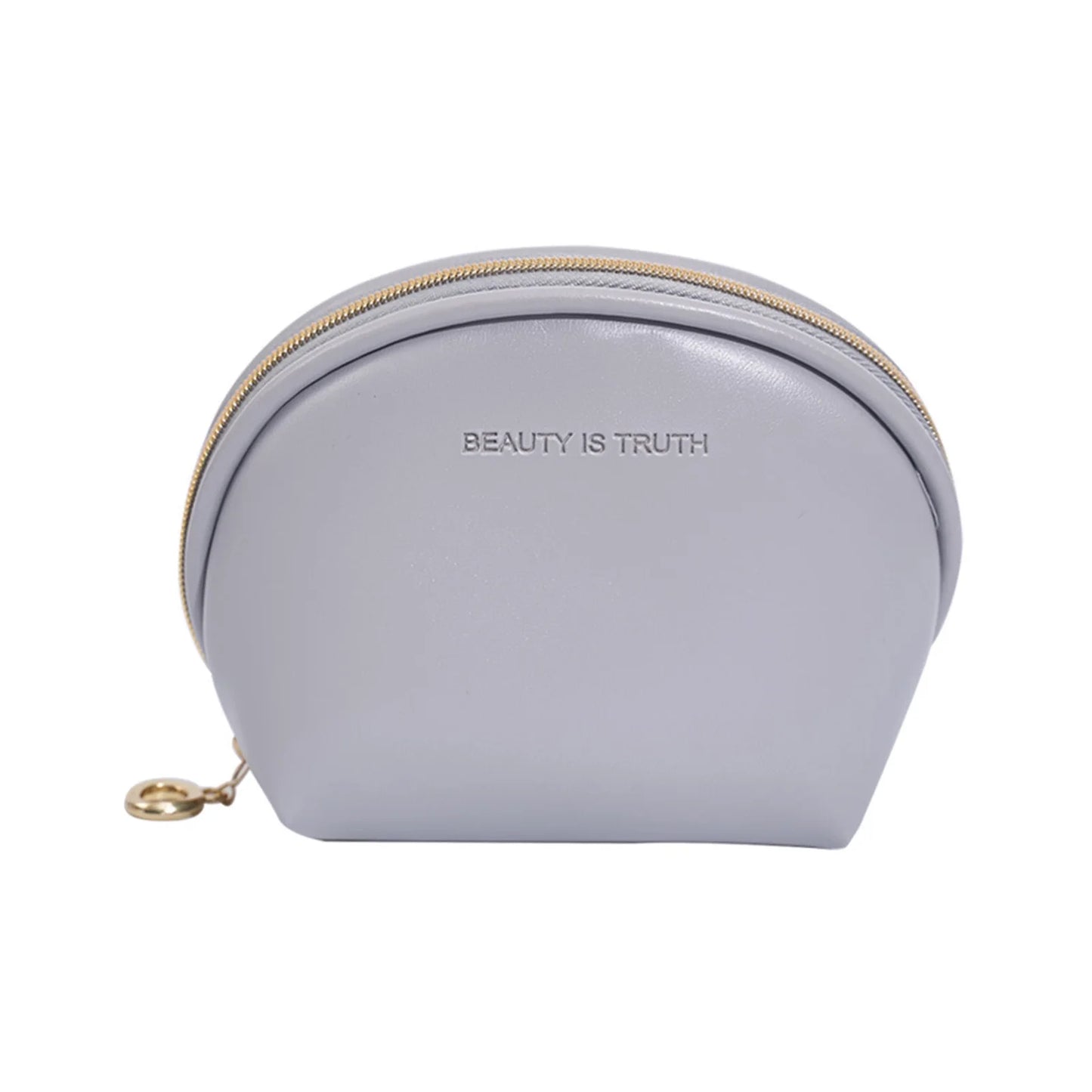 Lipstick Storage Pouch Wallet Insert Portable Cosmetic Bag Compact Lightweight Travel Essential Durable Polyester PVC Coating Peaceful Pleasures Health and Wellness GRAY