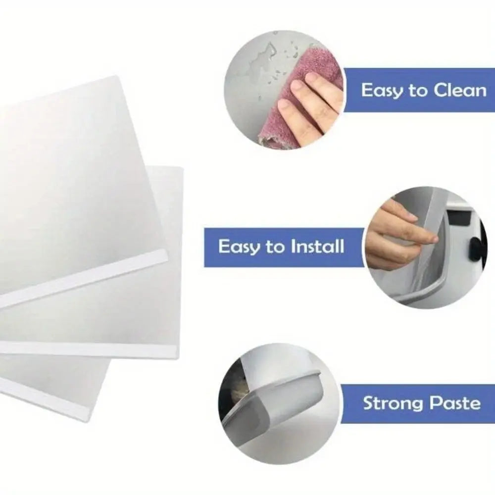 4-Pack Cat Litter Box Pee Shields – High-Sided Splash Guard