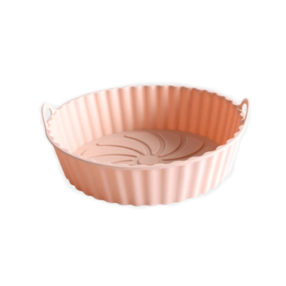 Silicone Air Fryer Basket Liner – Reusable BPA-Free Pan Insert