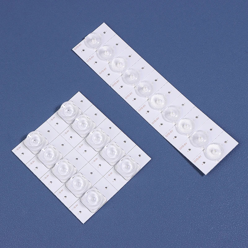 10Pcs SMD LED Beads 3V 6V TV Backlight Repair Kit 32–65 Inch