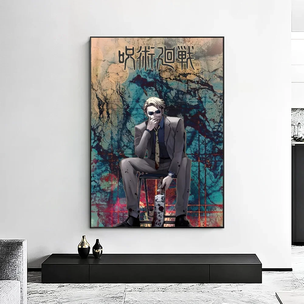 Jujutsu Kaisen Kento Nanami Minimalist Canvas Wall Art Print