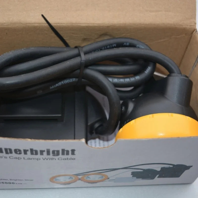 KL8M Mining Headlamp – Waterproof LED, Large Lithium Battery