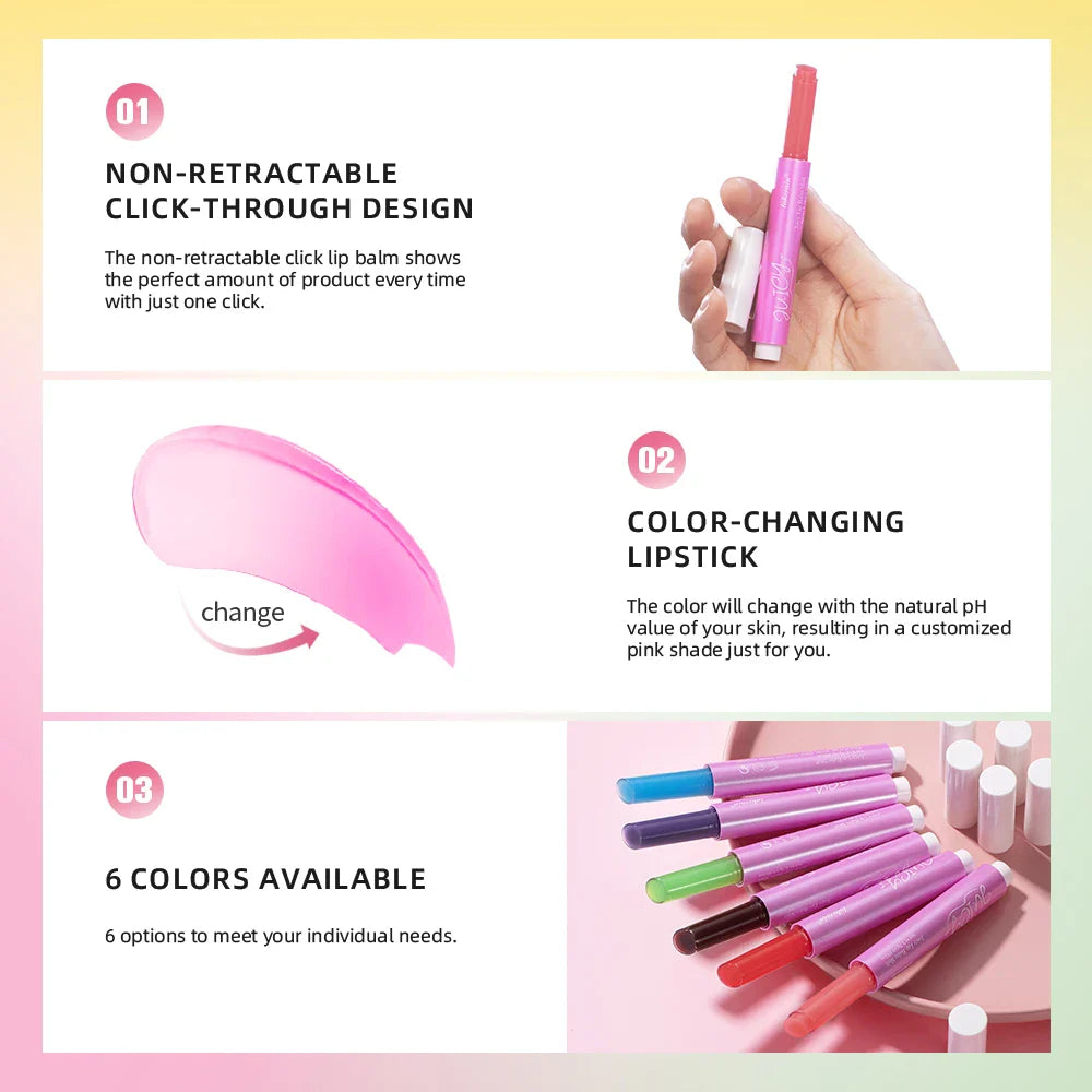 pH Color Changing Lip Balm – Moisturizing & Long Lasting