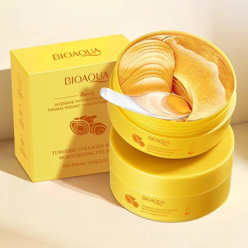 Bioaoua Collagen Eye Patches 80 Pcs – Hydrating & Brightening