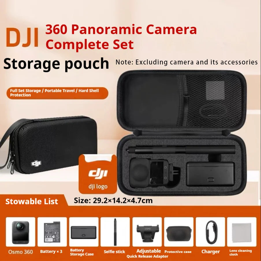 DJI Osmo 360 Mini Hard Shell Storage Bag & Camera Case