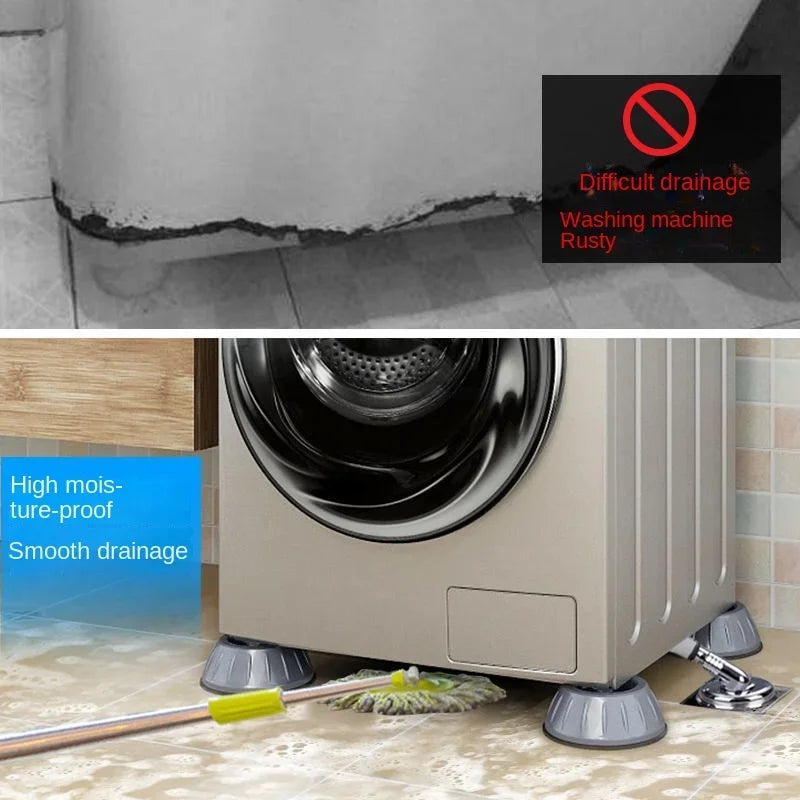 Anti-Vibration Washing Machine Foot Pads | Non-Slip, 4 Pcs