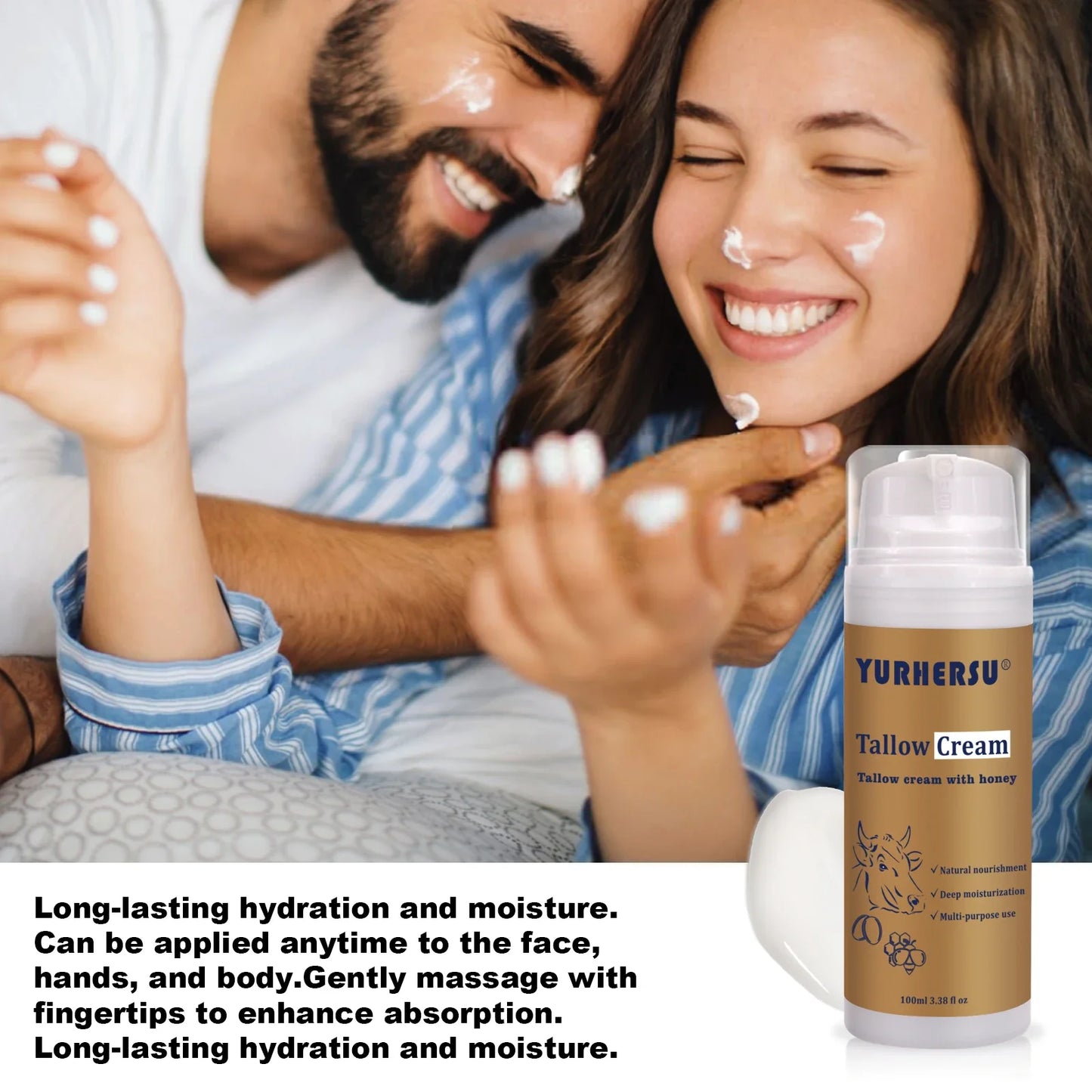 YURHERSU Natural Tallow Essence Face Cream 100ml