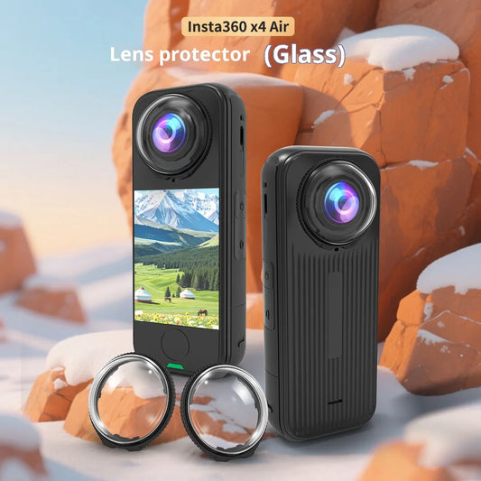 Insta360 X4 Air Optical Glass Lens Guards | Anti-Scratch Cover Camera Lens Guard Oasis Select