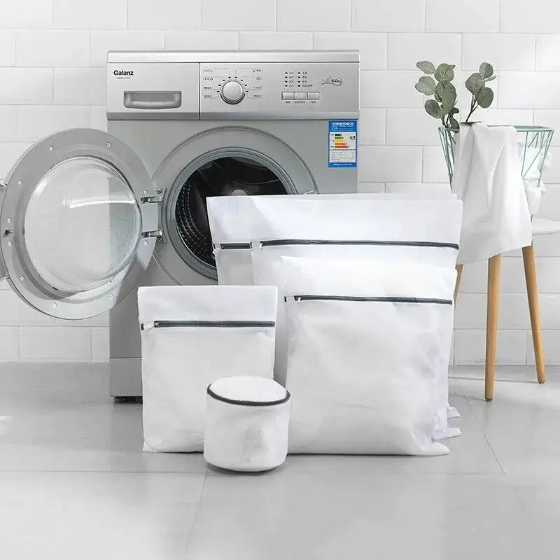 Laundry Bags Printing Fine Mesh Clothing Care and Washing Bag Set Large Mesh Bra Washing Clothes Net Bag Peaceful Pleasures Health and Wellness