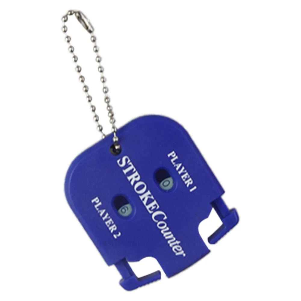 Mini Portable Golf Shot Count Putter Score Counter With Two Digits Scoring Easy Return To Zero Golf Accessories With Key Chain Peaceful Pleasures Health and Wellness blue
