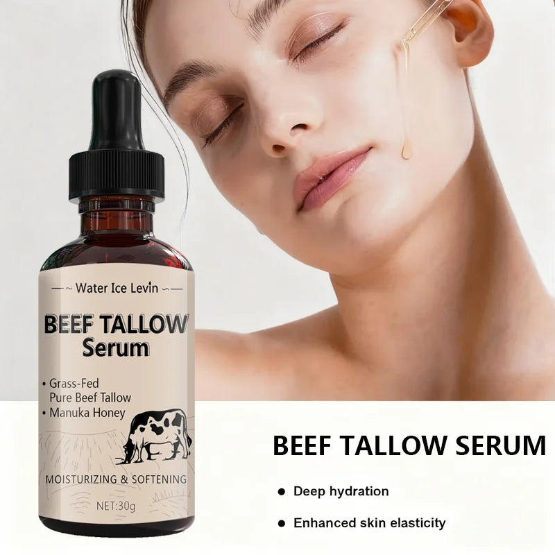 Beef Tallow Face Serum – Manuka Honey & Hyaluronic Acid Face Serum Peaceful Pleasures Health and Wellness