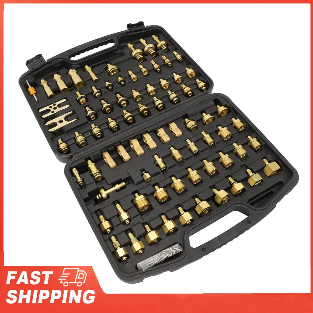 Car Air Conditioning Leak Test Brass Ac Detection Tools Connector