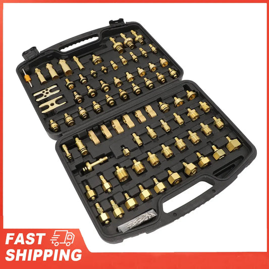 Car Air Conditioning Leak Test Brass Ac Detection Tools Connector Peaceful Pleasures Health and Wellness