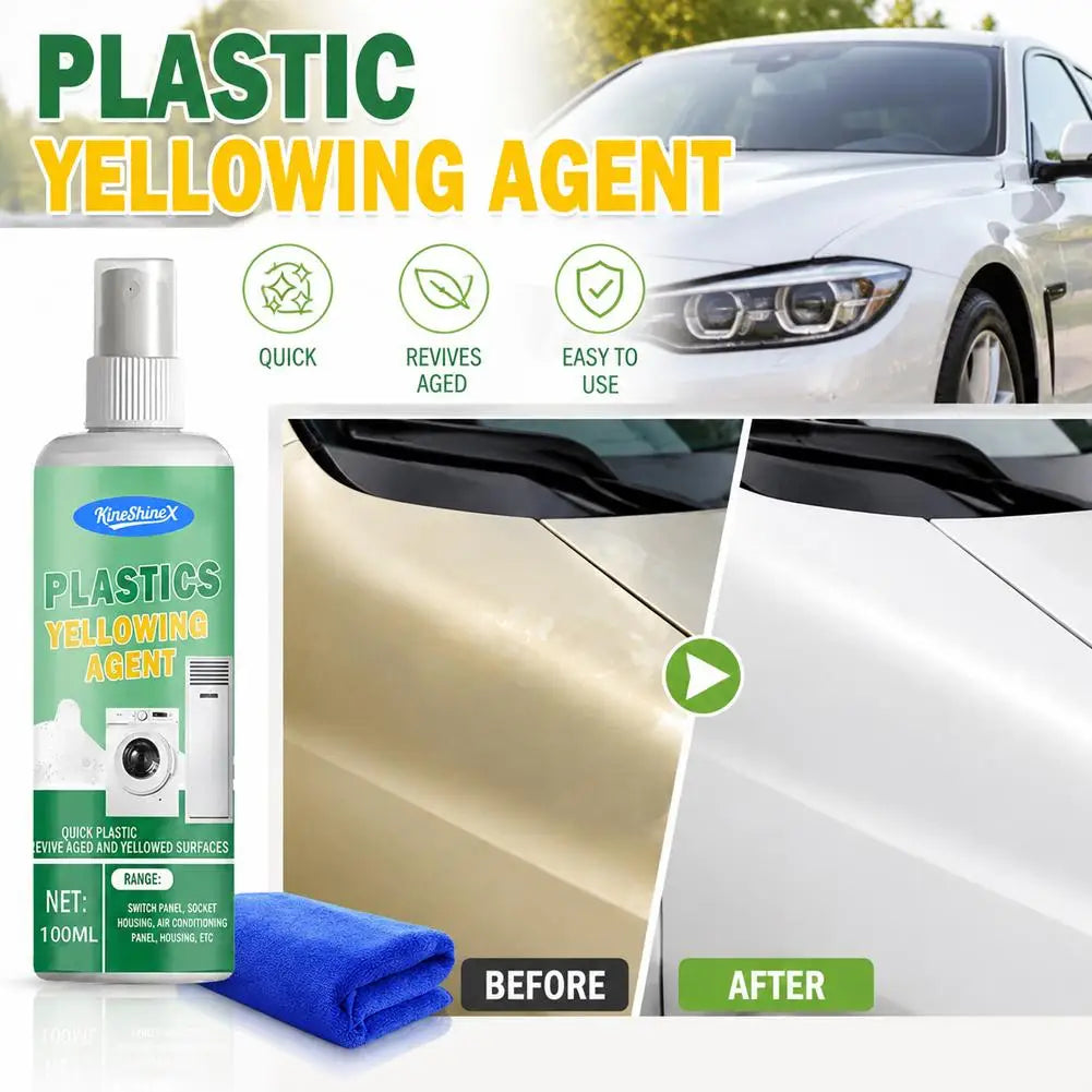 Plastic Remove Yellowing Cleaning Agent - Anti Oxidation for Air Conditioning, Washing Machine Appliances Renovation Peaceful Pleasures Health and Wellness